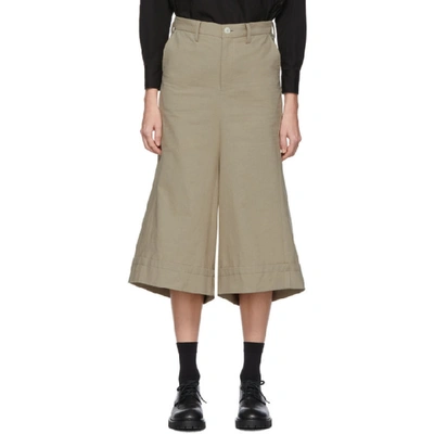 Regulation Yohji Yamamoto Biege R-flare Cullotes In 1 Beige