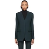 The Row Navy Murray Jacket In Dark Peacoc
