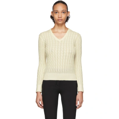 The Row Off-white Rozanne Sweater In Ivory