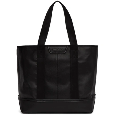 Diesel Black Lupary Shopping Tote In T8013 Black