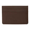 APC A.P.C. BROWN ANDRE CARD HOLDER