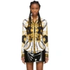 VERSACE VERSACE BLACK AND GOLD THE RODEO QUEEN SHIRT
