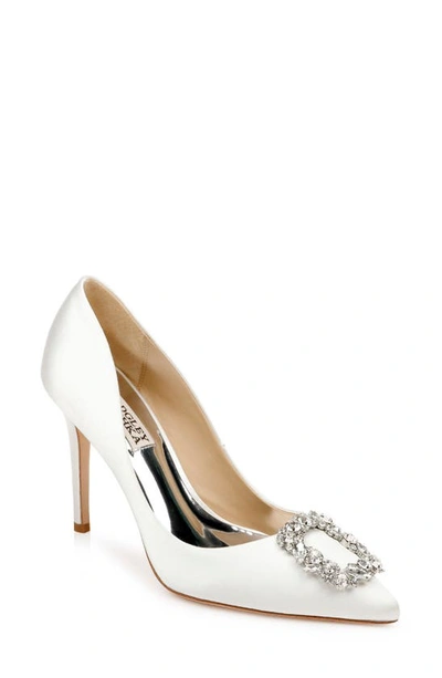 BADGLEY MISCHKA BADGLEY MISCHKA COLLECTION CHER CRYSTAL EMBELLISHED PUMP,MP5233