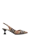 BURBERRY BURBERRY VINTAGE CHECK SLINGBACK PUMPS