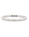 ROBERTO DEMEGLIO PURA 18K WHITE GOLD WHITE CERAMIC 5-DIAMOND STRETCH BRACELET,PROD226140247