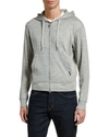 TOM FORD MEN'S LEISURE CASHMERE ZIP-FRONT HOODIE SWEATER,PROD227740233