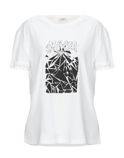 Celine T-shirt In White