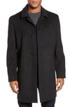 HART SCHAFFNER MARX TURNER PLAID WOOL BLEND TOPCOAT,6722BN