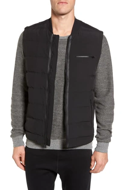 Alo Yoga Mantra Relaxed Down Vest In Black