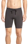 Alo Yoga Warrior Compression Shorts In Graphite