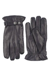 Hestra Jake Leather Gloves In Navy
