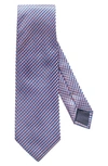 Eton Micro Circle Silk Tie, Pink/blue In Pink