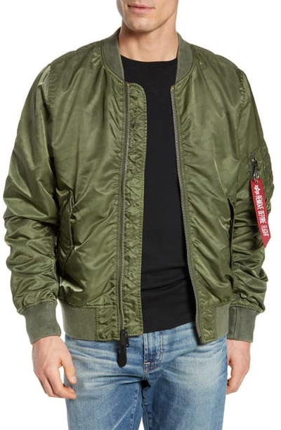 Alpha Industries L-2b Blood Chit Battlewash Jacket In Black