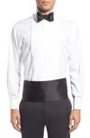 David Donahue Men's Satin Bow Tie & Cummerbund Set In Black Satin