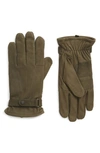 BARBOUR LEATHER GLOVES,MGL0007OL71