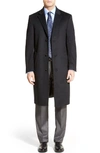 HART SCHAFFNER MARX SHEFFIELD CLASSIC FIT WOOL & CASHMERE OVERCOAT,6850AG