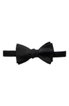 Eton Silk Grosgrain Bow Tie In Black