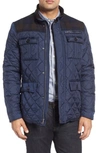 COLE HAAN MIXED MEDIA QUILTED JACKET,535SP577
