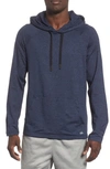 Alo Yoga Conquer Hoodie In Navy Marl