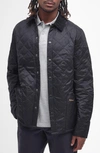 Barbour Quilted Front Button-fastening Jacket In Black