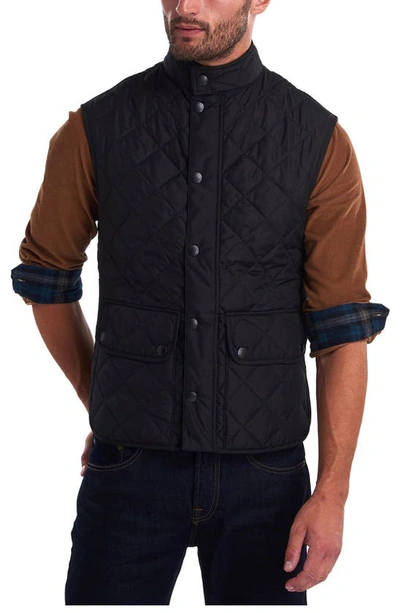 Barbour Lowerdale Quilted Vest Navy In Black