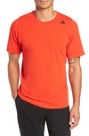 Adidas Originals Technical Crewneck T-shirt In Active Red