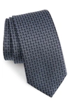 FERRAGAMO IBIZA PRINT SILK TIE,0712038