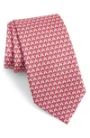 FERRAGAMO IMAGE PRINT SILK TIE,0712087