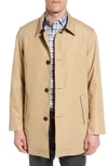 Cole Haan Men's Button-front Water Resistant Rain Coat In Beige Or Khaki