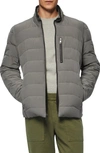 Marc New York Men's Carlisle Quilted Packable Mockneck Zip Jacket In Gunmetal