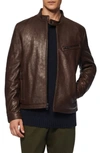 ANDREW MARC CUMBERLAND LEATHER RACER JACKET,AM9A1310