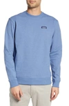 Patagonia P-6 Label Uprisal Crewneck Sweatshirt In Wooly Blue