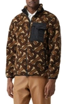 BURBERRY SOUTHMEAD MONOGRAM FLEECE JACKET,8020694