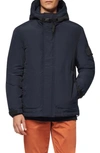 ANDREW MARC GREIGGS UTILITY DOWN HOODED JACKET,AM9AD278