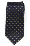 CUFFLINKS, INC SCATTERED LAMP SILK TIE,DN-LAMP-NVY-TR