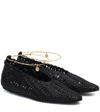 STELLA MCCARTNEY WOVEN BALLET FLATS,P00435753