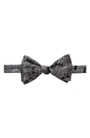 Eton Paisley Self-tie Silk Bow Tie In Black