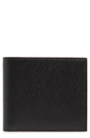 THOM BROWNE PEBBLED LEATHER BILLFOLD WALLET,MAW033A-05581
