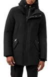 Mackage Black Down Dixon 2-in-1 Bomber Jacket In Black