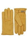 Hestra Eldner Elk Leather Gloves In Natural Yellow