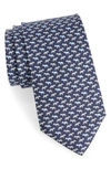 FERRAGAMO IGRE PRINT SILK TIE,0713618