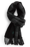 POLO RALPH LAUREN REVERSIBLE WOOL BLEND SCARF,PC0441