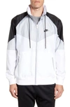 Nike Windrunner Logo-print Shell Jacket In White
