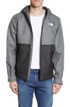 The North Face Millerton Hooded Jacket In Monument Grey Herringbone
