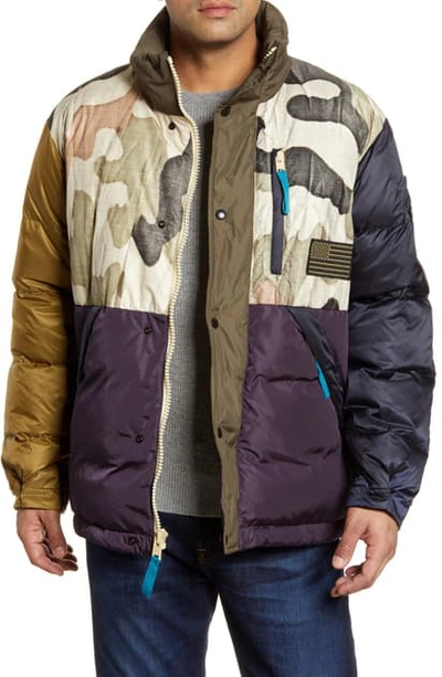 Woolrich X Griffin Second Life Down Puffer Jacket In Camouflage