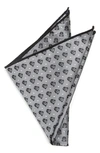 CUFFLINKS, INC DARTH VADER DOT SILK POCKET SQUARE,SW-VDR-DT-GRY-PS