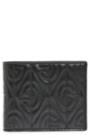 GUCCI G RHOMBUS QUILTED LEATHER BIFOLD WALLET,597625DTDUN