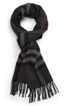 BURBERRY GIANT CHECK CASHMERE SCARF,8015538