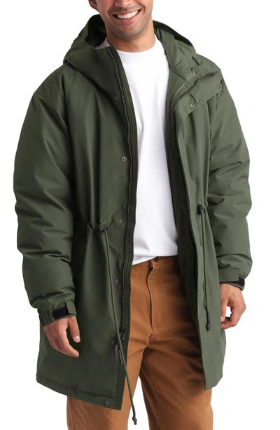 The North Face Stratus Gore-tex 550 Fill Power Down Parka In New Taupe Green
