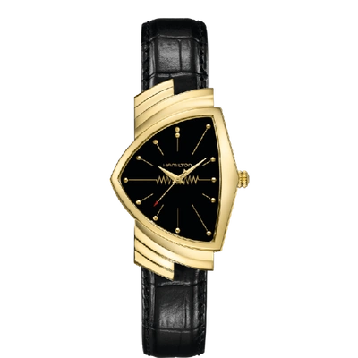 Hamilton Ventura Quartz In Black